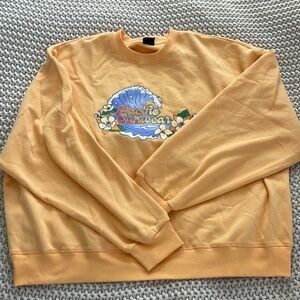 Pacific Sunwear orange crewneck sweat
